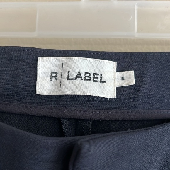R Label The Reset Skinny Stretch Trouser Pants Navy - Picture 9 of 13